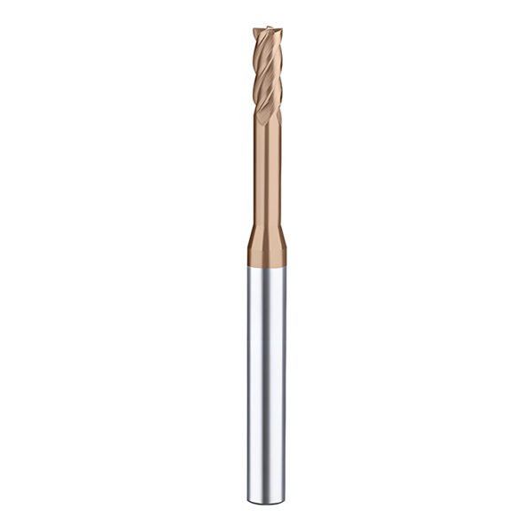 4-Blade Deep Groove Round Nose Milling Cutter