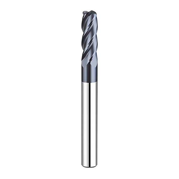 4 Edge Long Round Nose End Milling Cutter
